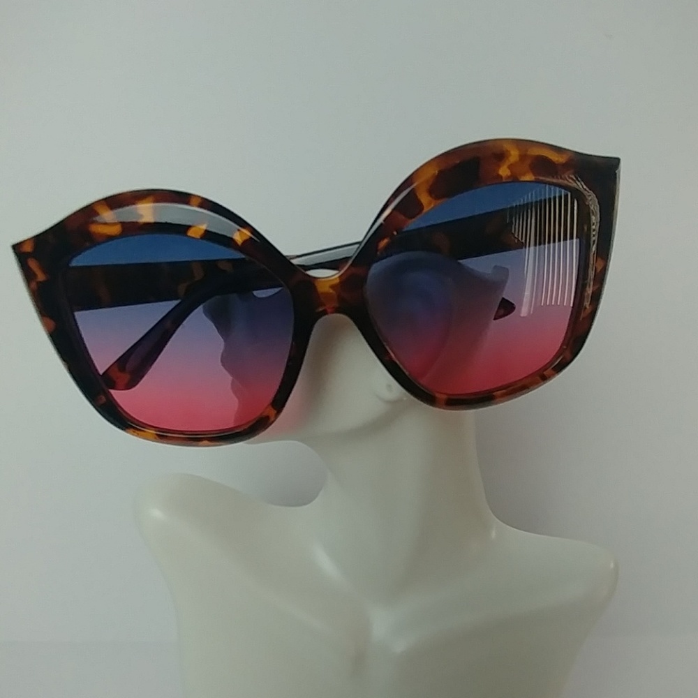 Women's Sunglasses Brown Plastic UV400 Protection